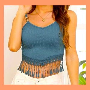 COPY - New! Summer Sexy Chain Straps Cropped Tank Top!